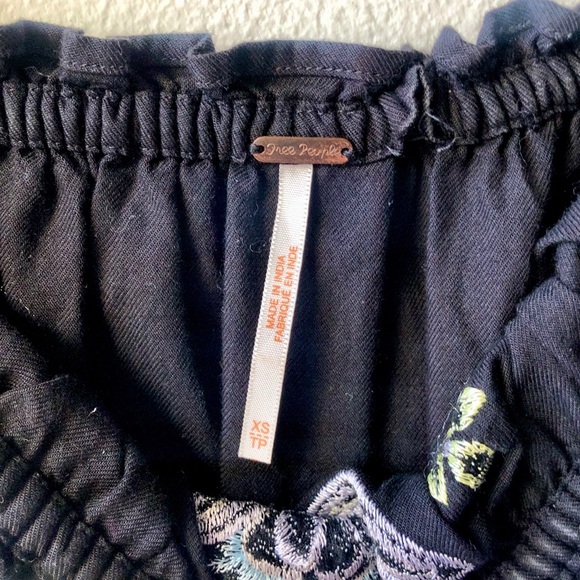 FreePeople Embroidered Off-The-Shoulder minidress - Picture 4 of 5